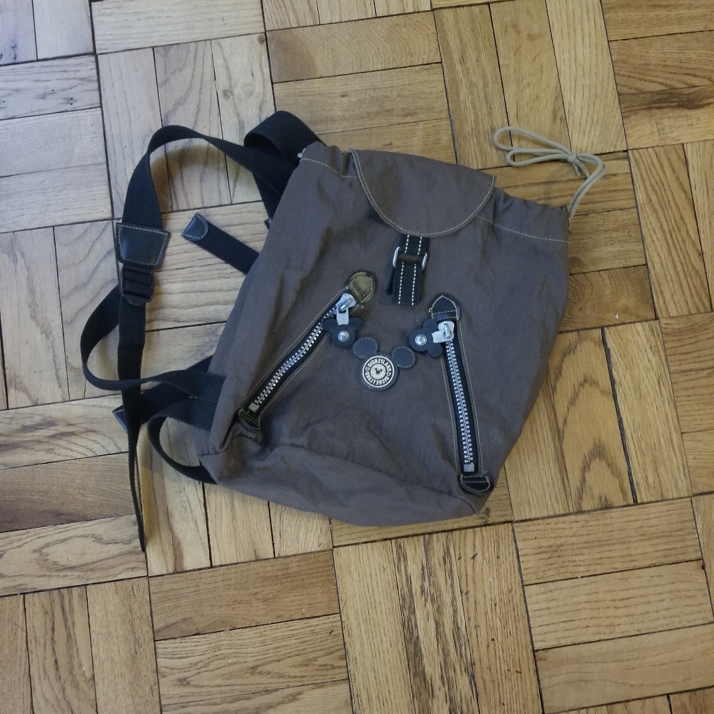 Fun Small Canvas Drawstring Backpack